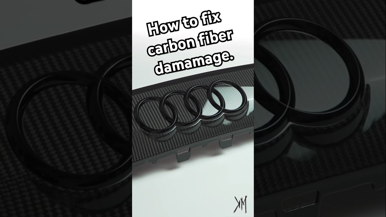 How to fix carbon fiber surface damage.