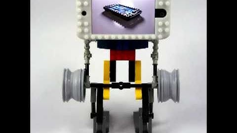 Weight Lifting iPod Robot