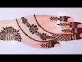 beautiful back hand jewellery mehandi design very easy mehandi design SK Mehandi art