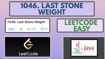 Leetcode | 1046. Last Stone Weight | Easy | Java Solution