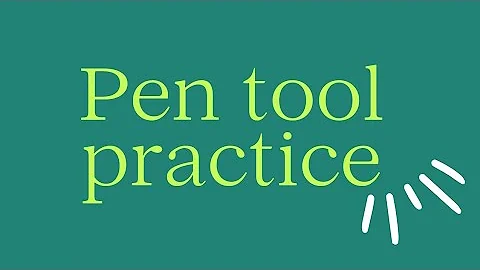 pen tool practice in adobe illustrator#adobe illustrator