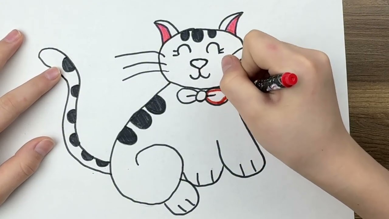 	I Drew a Cute Cat and It Turned Out Amazing 😍