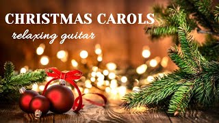 BGM Christmas Carols 🎄 Relaxing Guitar Music for Studying/Sleeping