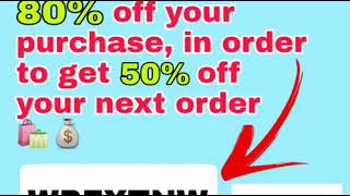 Wish Discount Code 2020 80% - 50% Off