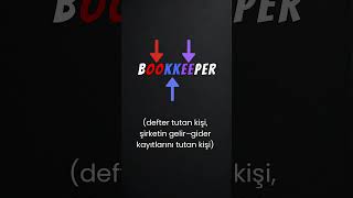 Bookeeper İngilizce Kelimeler Vocabulary