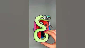 SIGMA TOWER Greek Paper Alphabet Lore FALLING  #shorts #alphabetlore