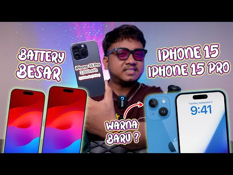 iPhone 15 dan iPhone 15 Pro Battery Lebih Besar, Warna Baru dan Lebih Tipis !!!