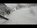 Snowboarding Stevens pass: lower terminal