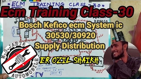 Ecm Training Class-30 | 30536, 30620 | System ic explain | i10,i20,verna kefico Bosch ecm | Ozil S.