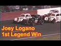 Joey Logano 10 years old, First Legend Car Win, NASCAR, Cup Champion