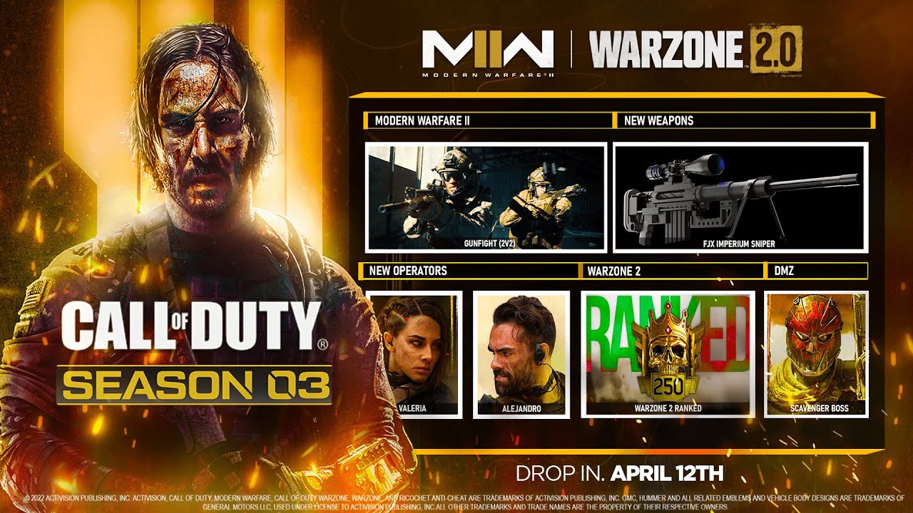 Season 03 Reloaded for Call of Duty: Modern Warfare II and Call of