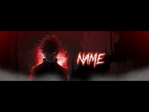 Dark Naruto Twitter Header Template Free Youtube