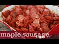 Maple sausage bites