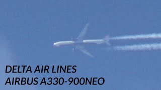 Delta Air Lines Airbus A330-900neo (N404DX) cruising over Hartford, CT by Elevators Hotels and Aviation by TMichael Pollman 146 views 2 weeks ago 2 minutes, 4 seconds