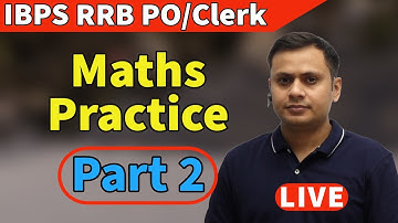 Last Year Question Paper of IBPS RRB PO Prelims | Maths by Ashish Tiwari