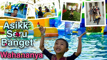Wisata GoFun Water Park Bojonegoro Wahana Permainan air Yang Sangat Seru Banget Yuk Kita Review