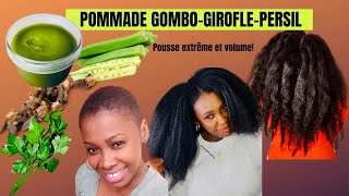 Pommade Gombo Persil Girofle - Cheveux Plus Longs Et Plus Volumineux