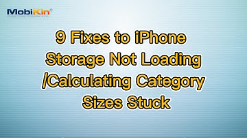 9 Fixes to iPhone Storage Not Loading/Calculating Category Sizes Stuck