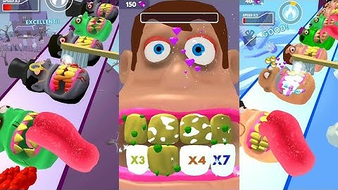 Teeth Runner-3D Max Level Gameplay Walkthrough (Android-iOS)#shorts #teethrunnergameplay