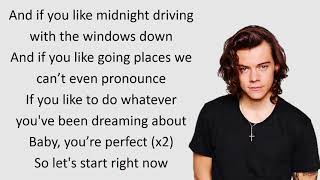 ONE DIRECTION- Perfect lyrics screenshot 3
