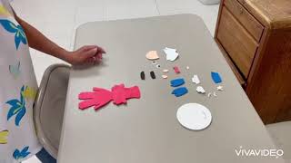 Foam Uncle Sam Stand-up Craft kit