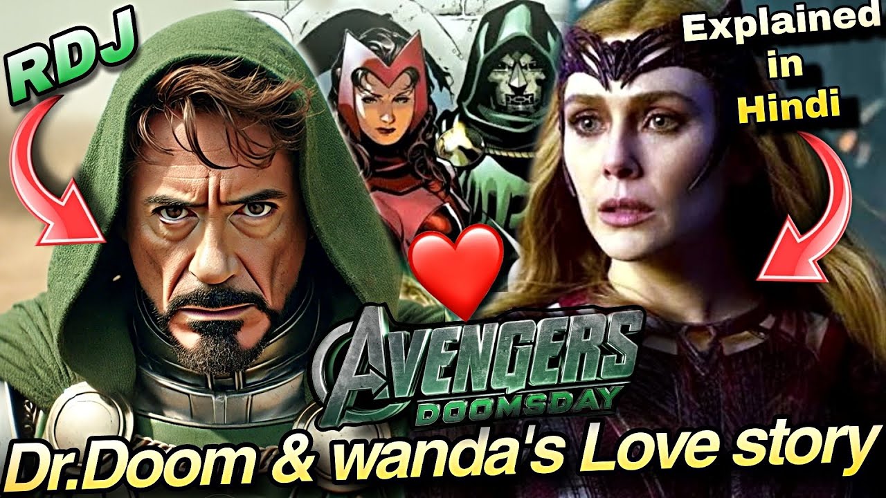 Dr.Doom & Wanda's Love story explained in hindi 🔥|| Avengers Doomsday origin in hindi || Avengers 5