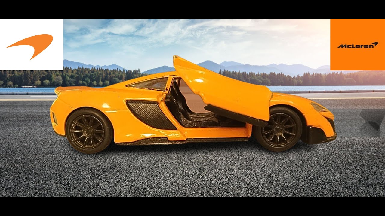 Kyosho 1/18 McLaren 675LP Orange – Diecast Miniature C09541P