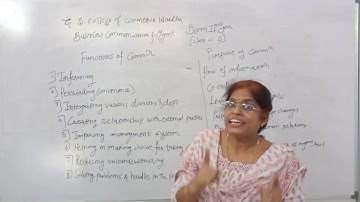 B.Com Sem 3 - BCM : Lecture 4