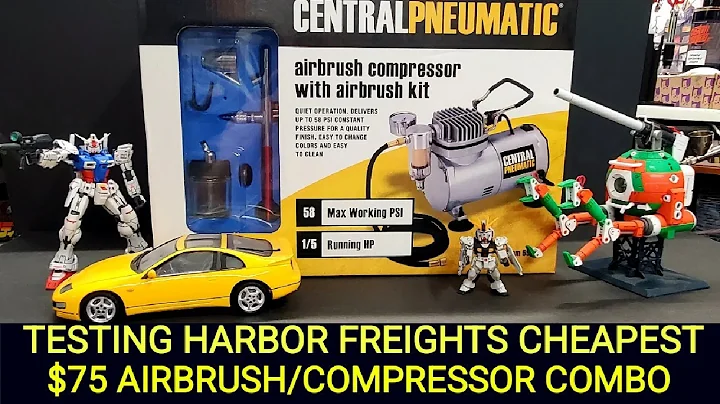 Testing Harbor Freight's Cheapest Airbrush/Compressor Combo - Is It Worth $75 ??