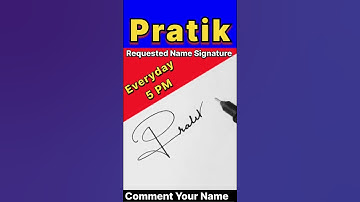 stylish signature for pratik || p alphabet signature || #ytshorts #trendingshorts #viralshorts