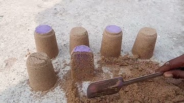 ASMR DIY Satisfying Video Single Glass Sand Fill Making Many Unique and Beautiful Creative Shapes 