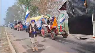 Tractor march by farmers in Punjab