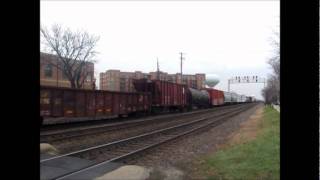 BNSF 5056 West, Manifest at La Grange, Illinois, 12.05.11