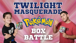Pokemon Twilight Masquerade Box Battle! Father vs Son
