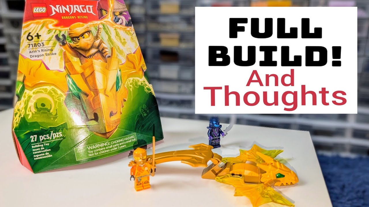 Lego Ninjago Dragon Rising 71803: Arin's Dragon Strike. Full build and ...