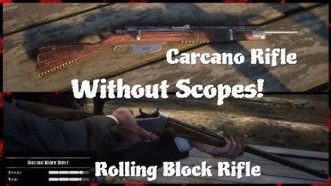 Red Dead Redemption 2 How to remove scopes from sniper rifles