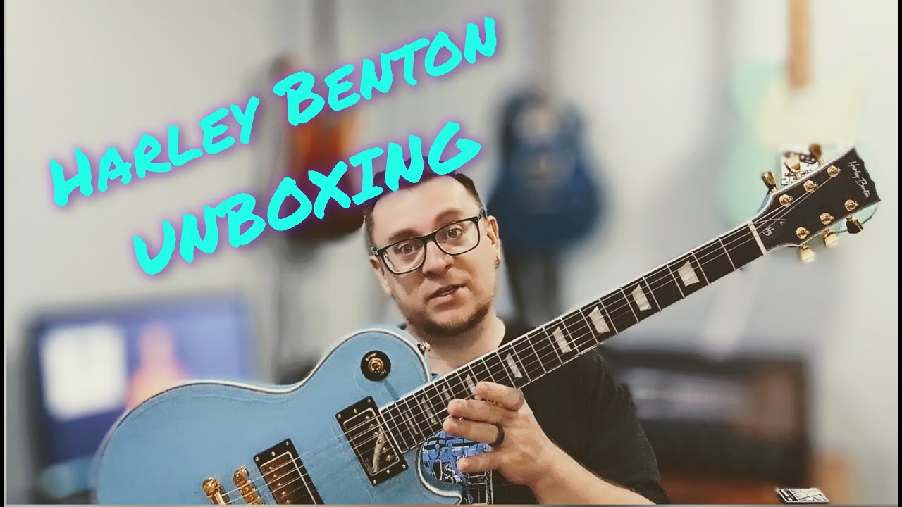 Harley Benton SC-DLX Gotoh Daphne Blue Unboxing and First Thoughts