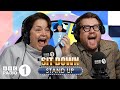 “The Eras Tour is a masterpiece, Gwen!” James Corden & Ruth Jones play Sit Down Stand Up