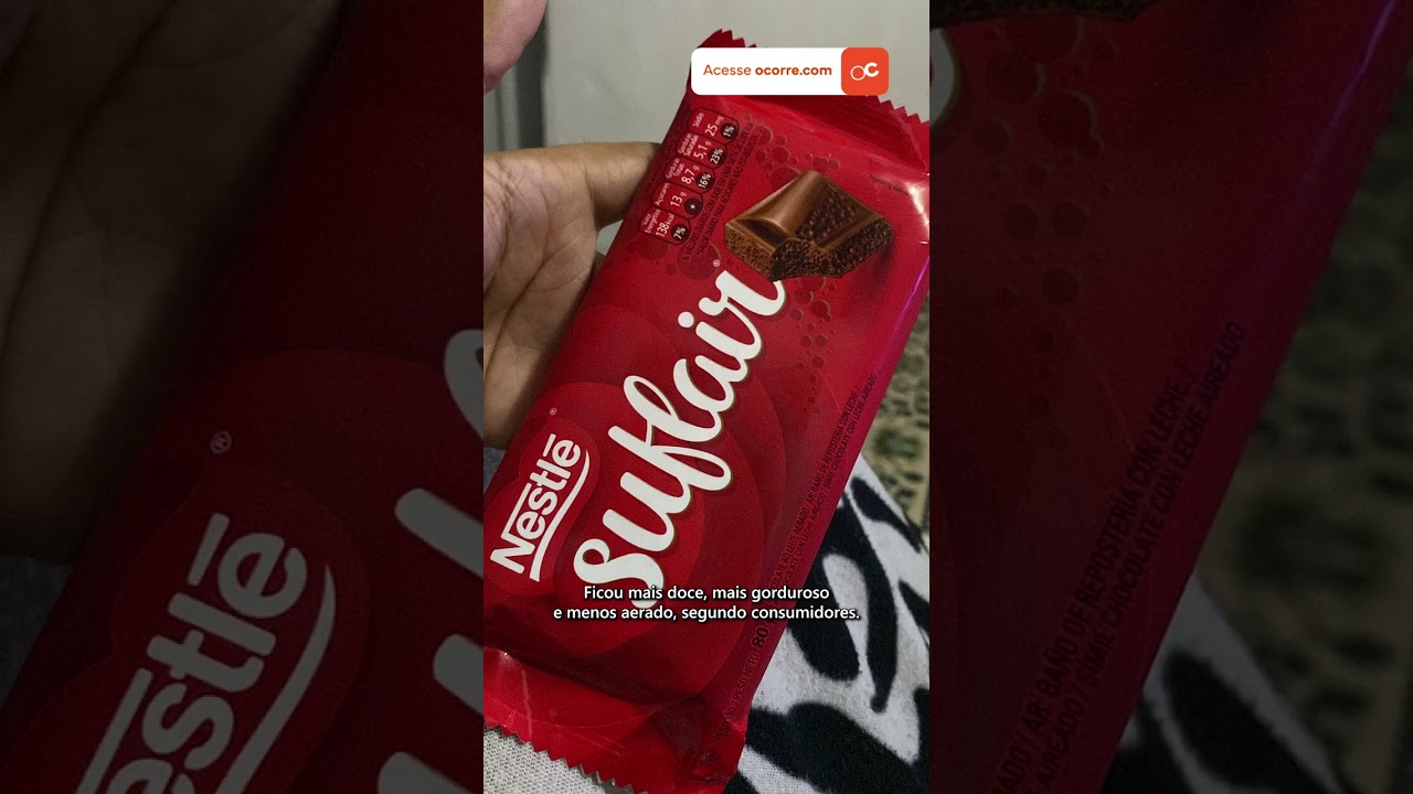 SUFLAIR vira "sabor chocolate" na surdina e revolta consumidores