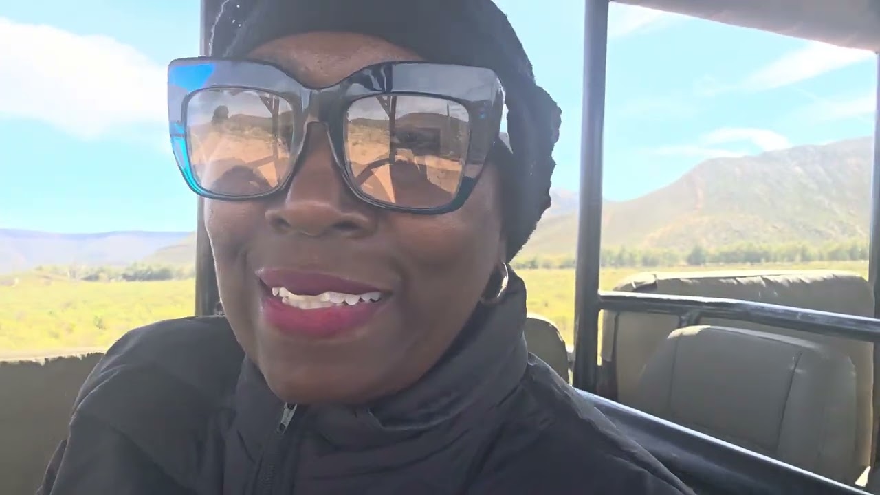 LaDawn on Safari in Aquilla Private Game Reserve, Cape Town, South Africa 🇿🇦