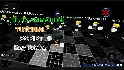 (FE R6 ANIMATION TUTORIAL 🔥) / [Roblox] How to make Fe Animations