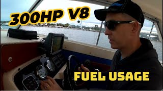 Caribbean BEAST 23 with MerCruiser 6.2L V8 300HP Performance and Fuel Usage!