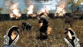 This was supposed to be a stealth mission... (Skyrim)