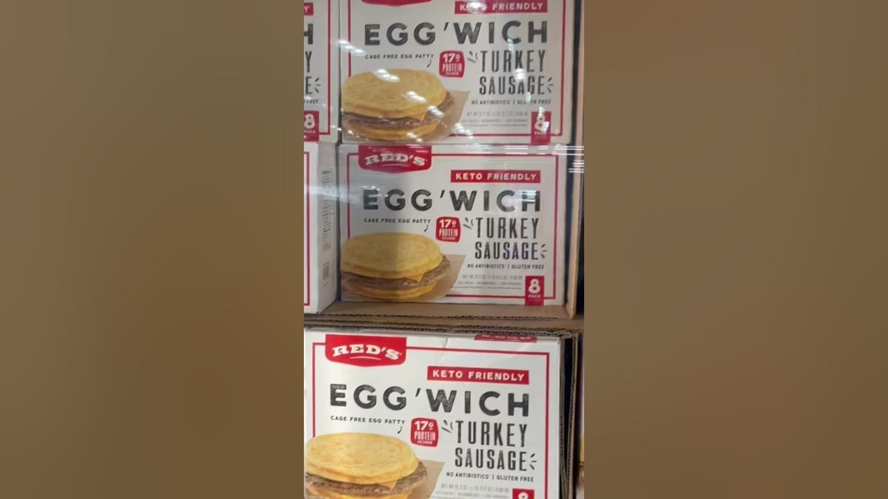 Costco Egg Wich Turkey Sausage on Sale until June 11 YouTube