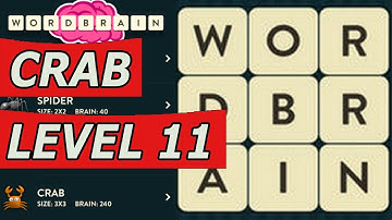 WordBrain Crab Level 11 Answers (Android/IOS)