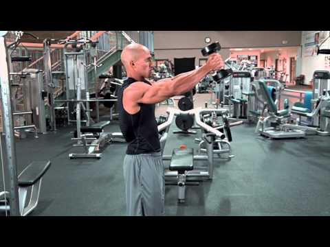 Standing Dumbbell Front Raise