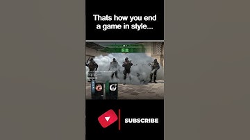 How to end a game in style... #csgo #cs2 #cs2clips #cs2funny #cs2skins #cs2tactics #cs2update #csgo2