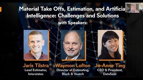 20230516 Estimation + AI Webinar Trailer