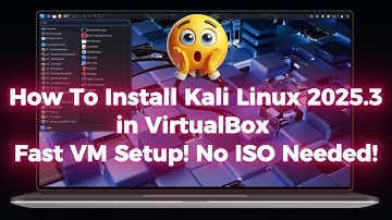 How To Download & Install Kali Linux 2025.3 in VirtualBox using (VM) file, not the ISO #kali