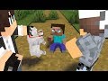 Monster School: KID HEROBRINE vs FIGHTERS - Minecraft Animation